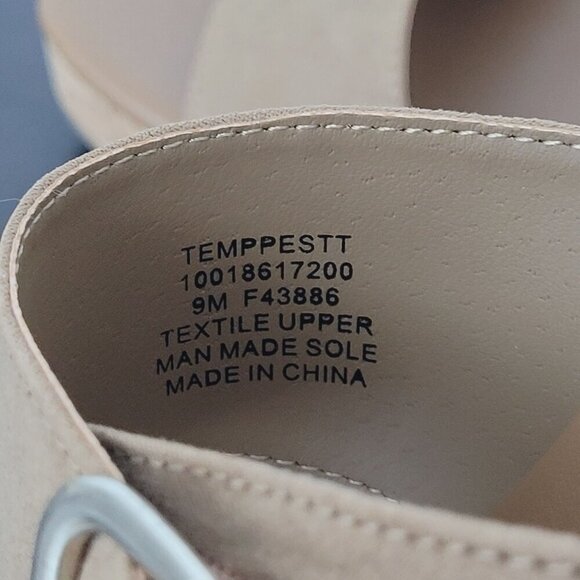 NEW Style & Co. Temppestt Womens 9M Tan Platform Sandal Straps & Cork 4CT - Picture 5 of 7
